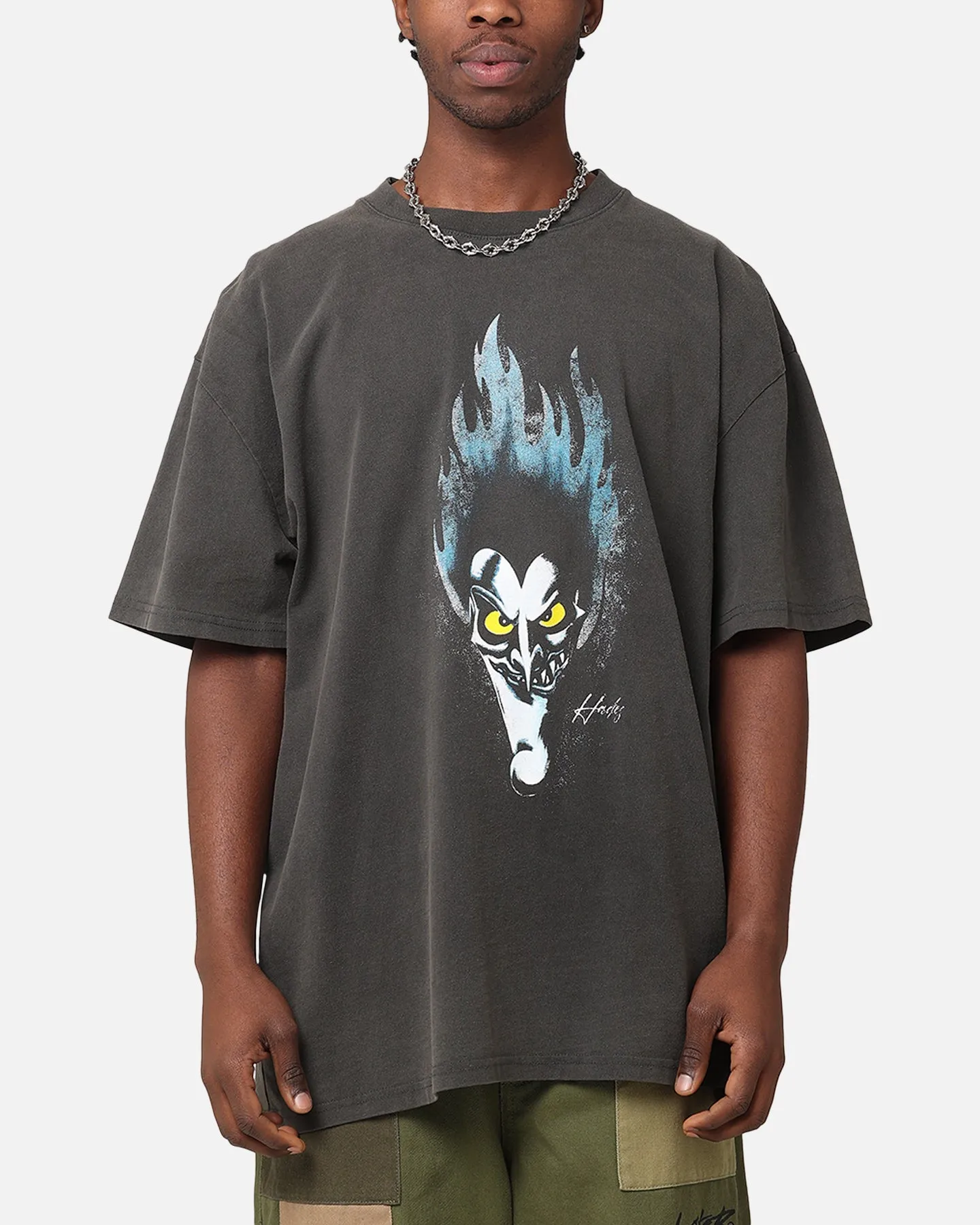 American Thrift Disney Hercules Hades Heavy T-Shirt Black Wash
