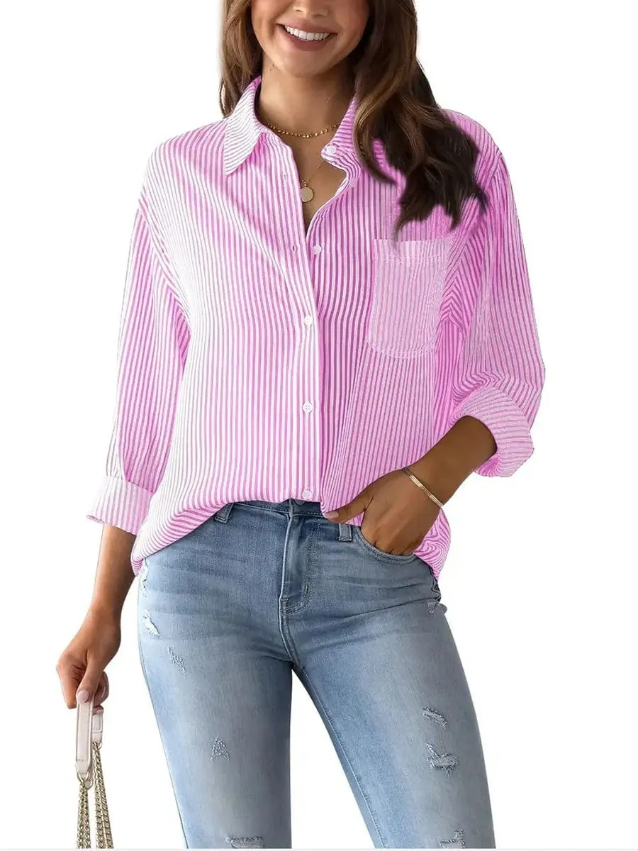 Autumn Striped Shirt