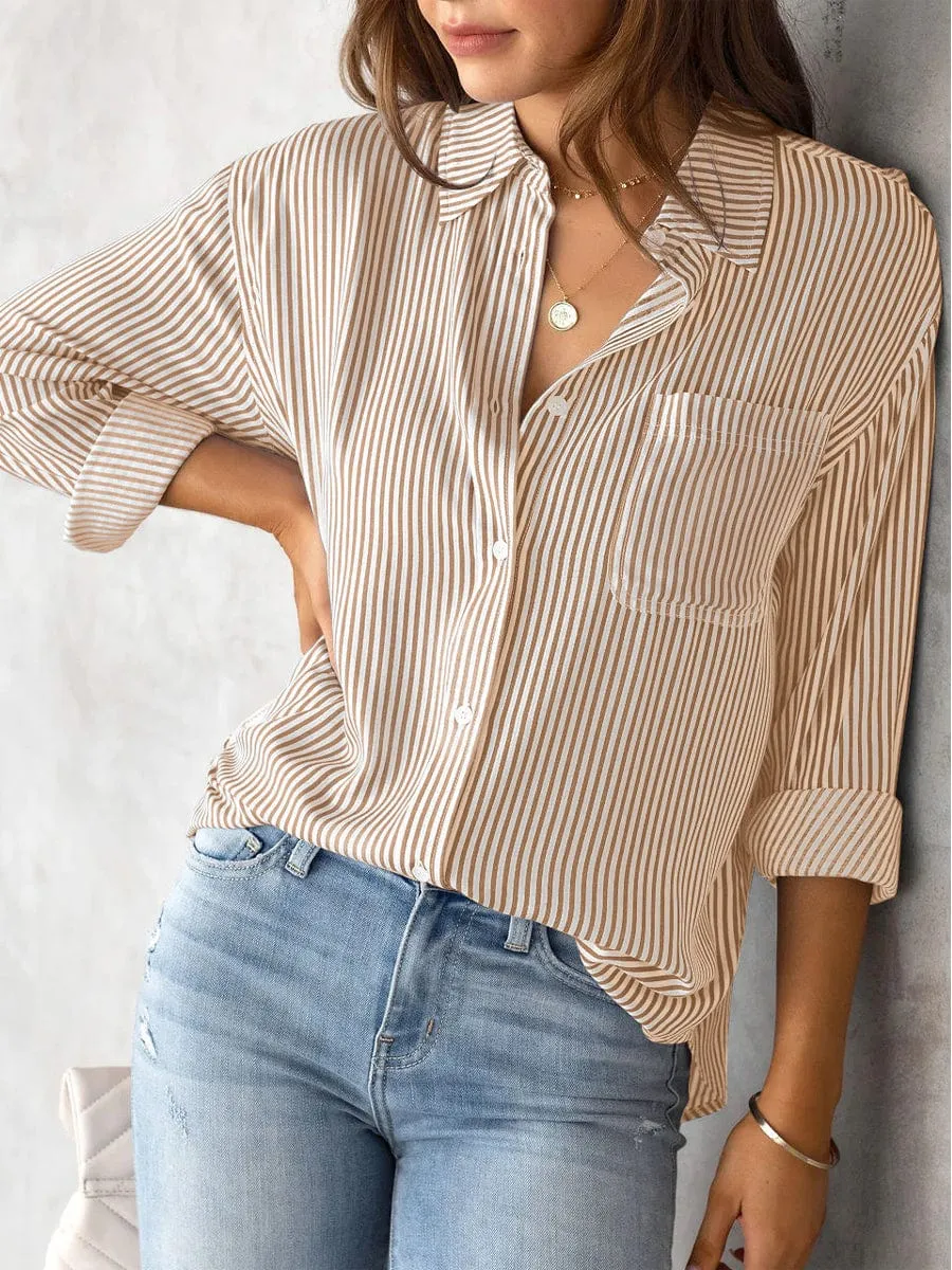 Autumn Striped Shirt