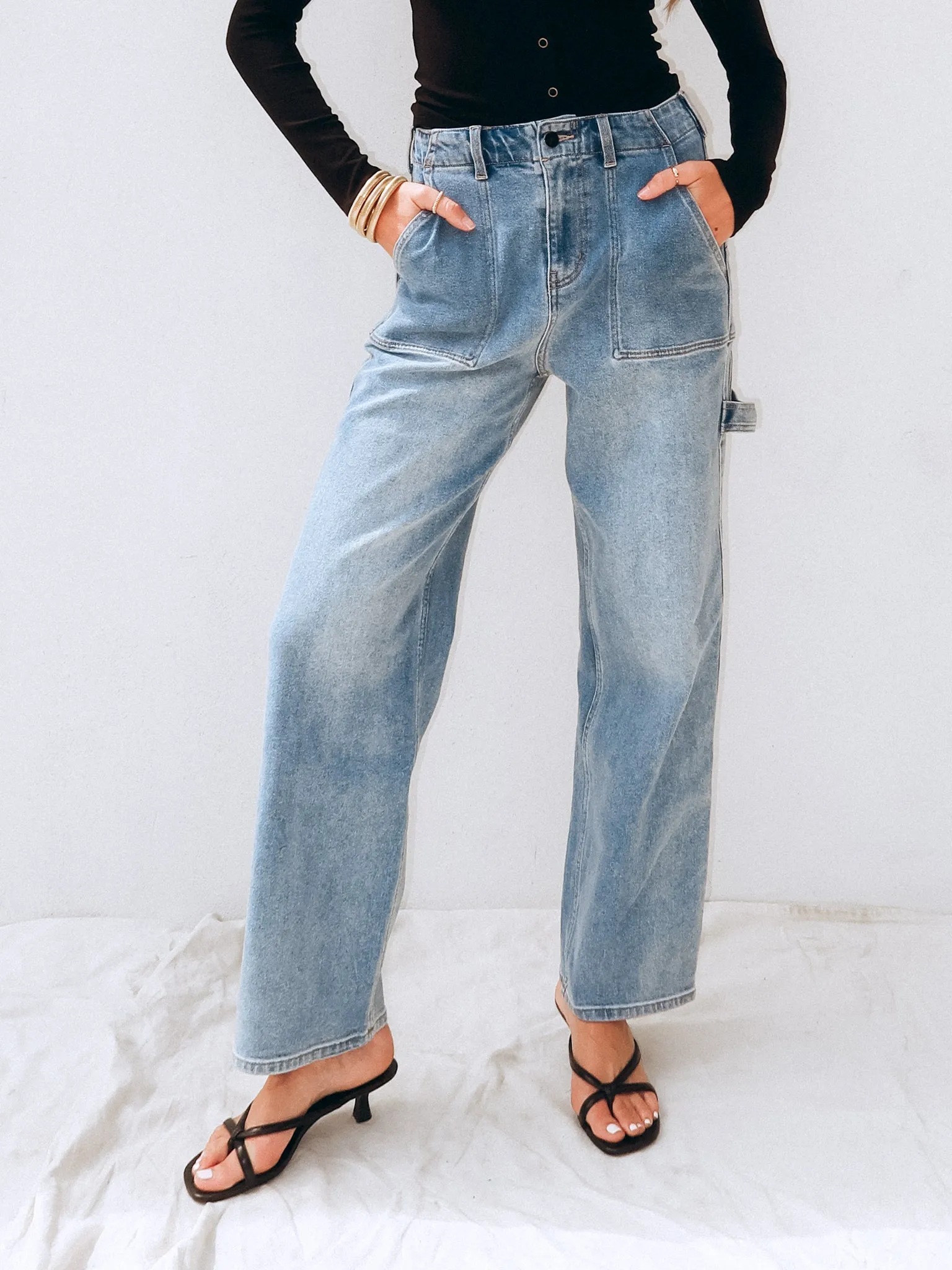 Better Off Cargo Boyfriend Jeans - Final Sale