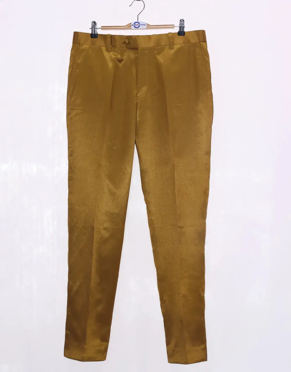 Burnt Gold and Black Two Tone Suit