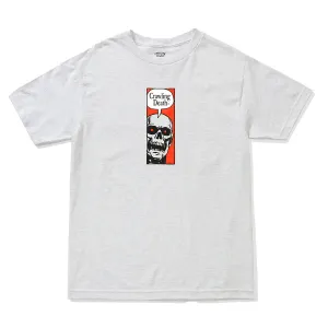Crawling Death - Comic Skull Tee Ash