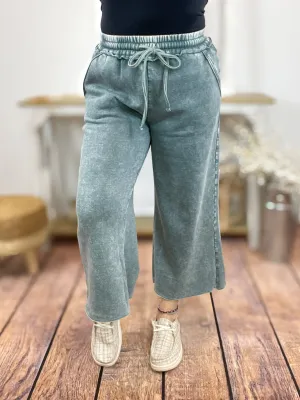 Cropped Jogger Lounge Pants Sweatpants