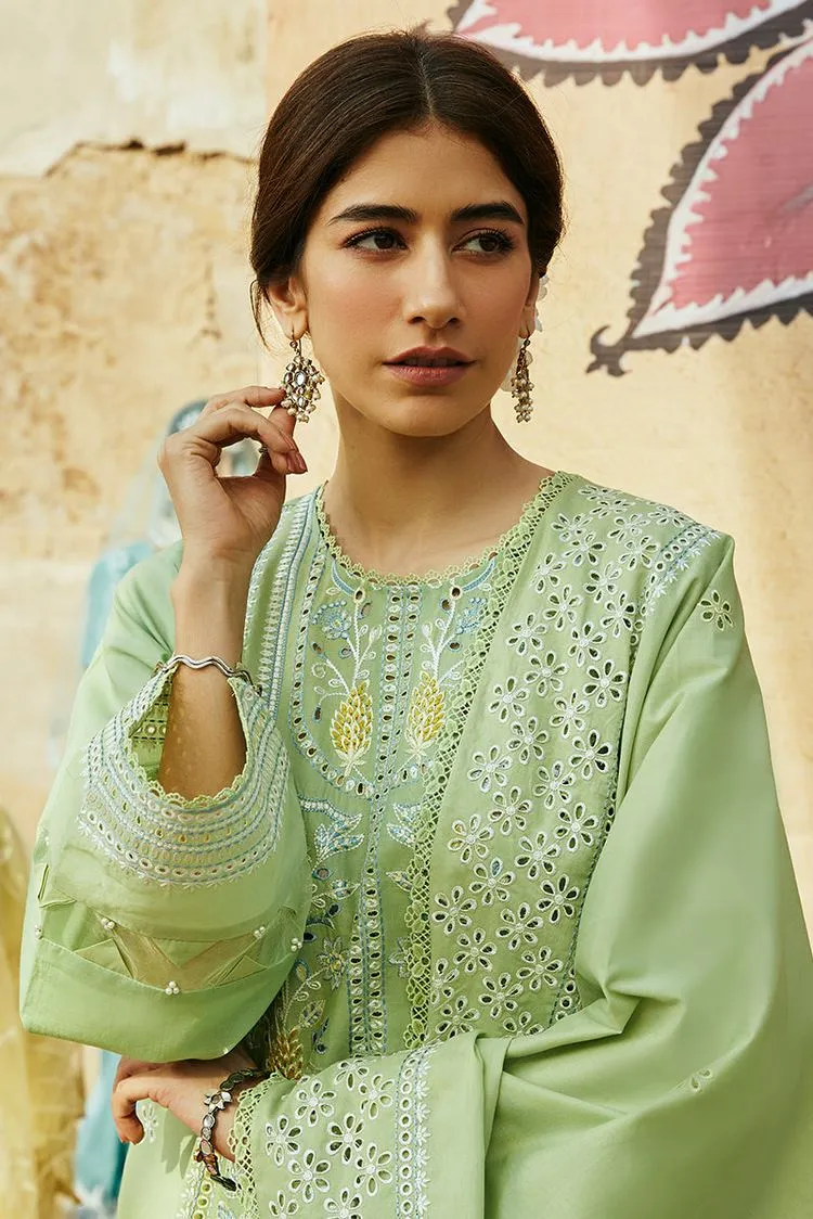 Cross Stitch - Unstitched Premium Lawn Collection - Garden Grace