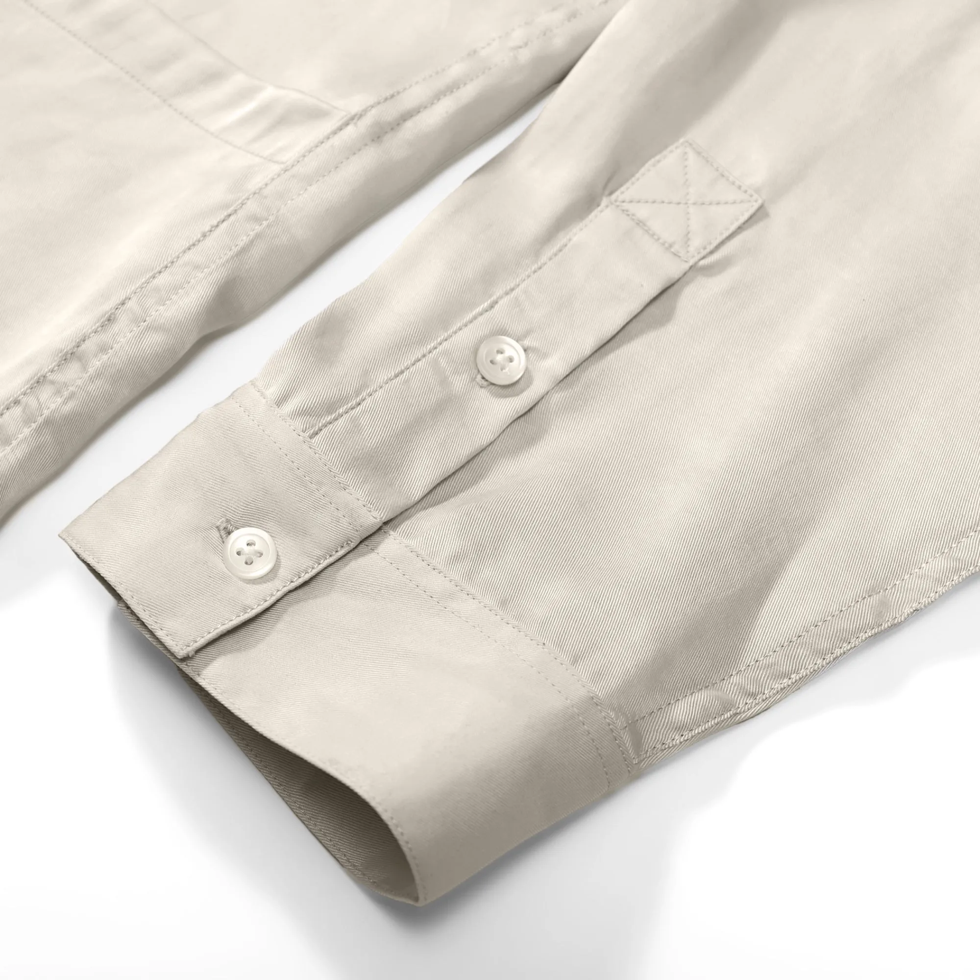 Flow TENCEL™ LUXE Relaxed Mandarin Collar Shirt