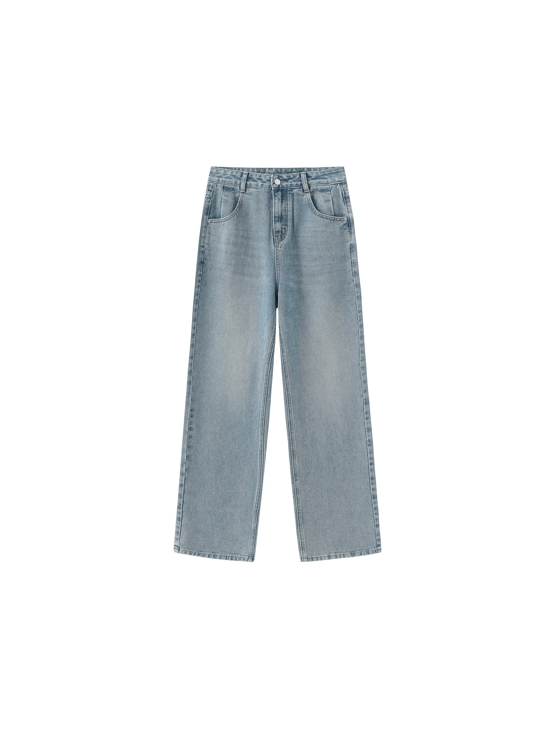 High Waisted Boyfriend Jeans