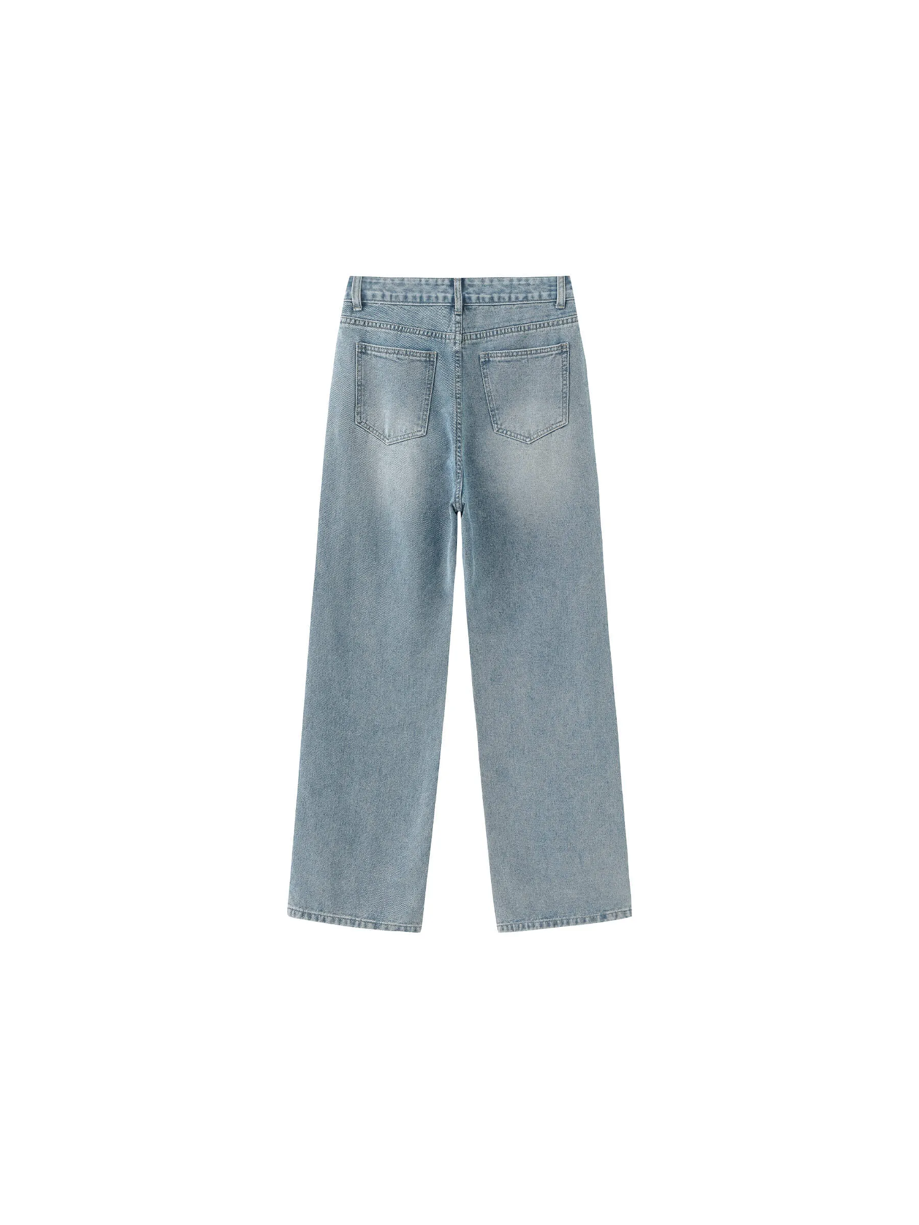 High Waisted Boyfriend Jeans
