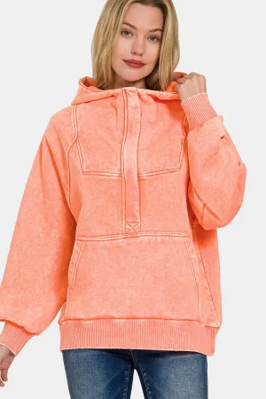 Imagine That Acid Wash Fleece Hoodie