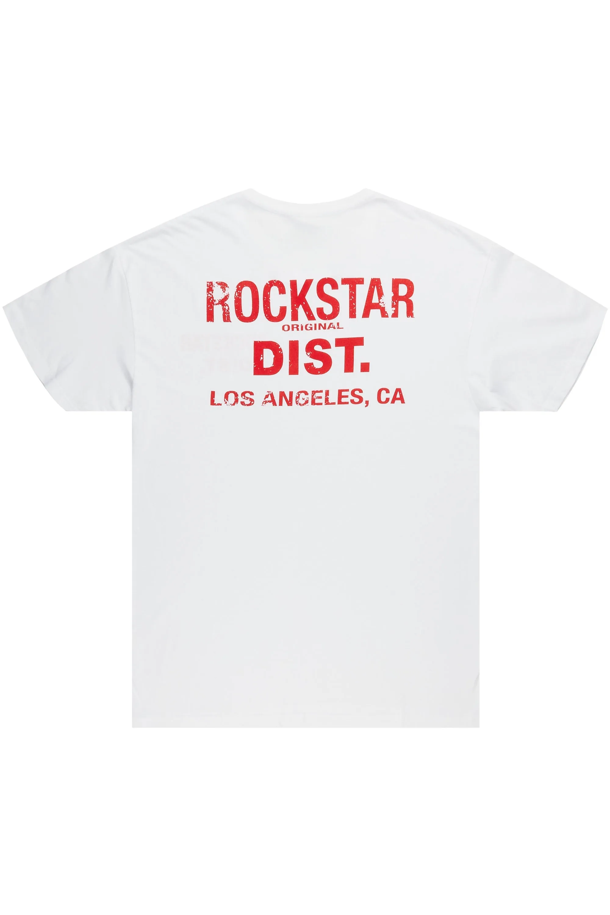 Lake White/Red Graphic T-Shirt
