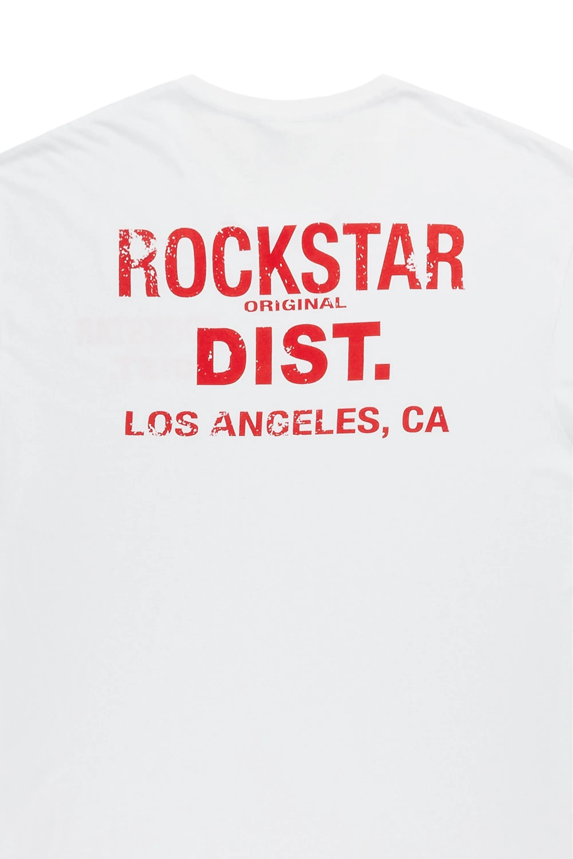 Lake White/Red Graphic T-Shirt