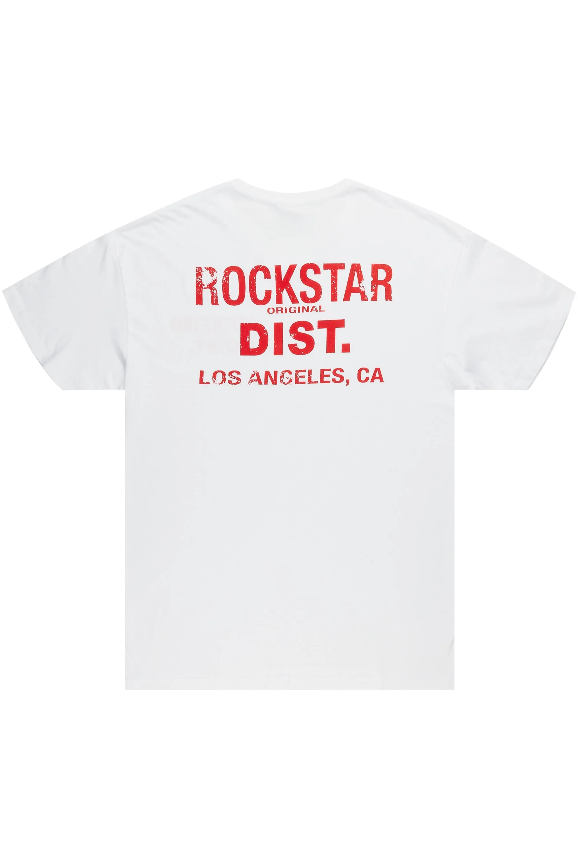 Lake White/Red Graphic T-Shirt
