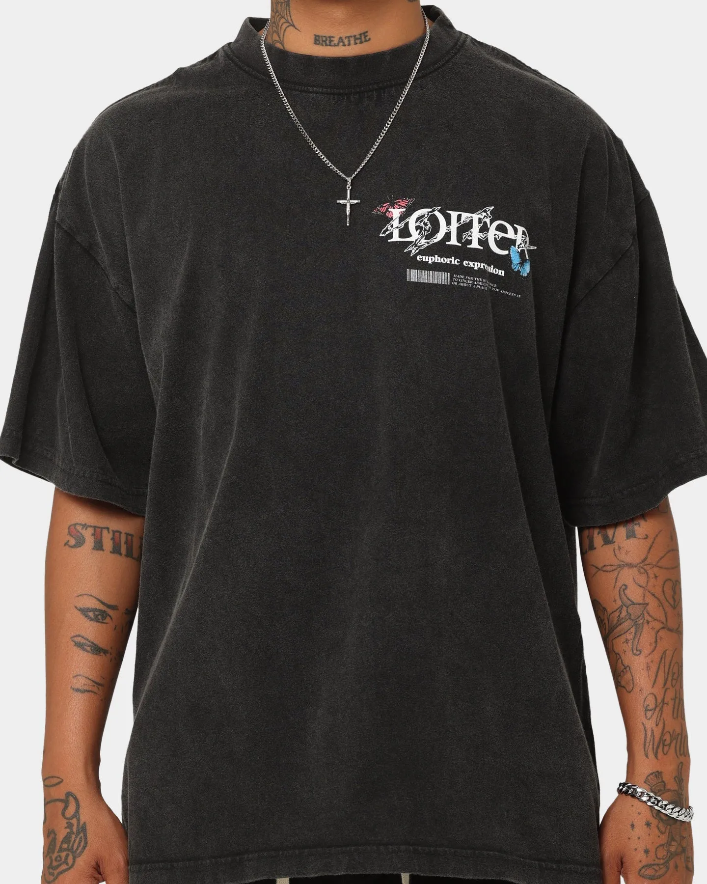 Loiter Euphoria Vintage T-Shirt Vintage Black