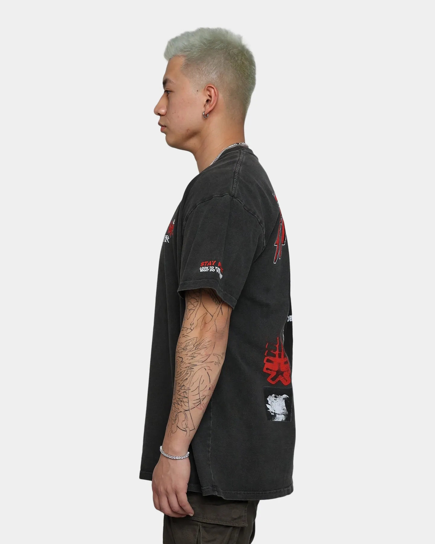 Loiter Firestarter Ultra Premium Vintage T-Shirt Black Wash