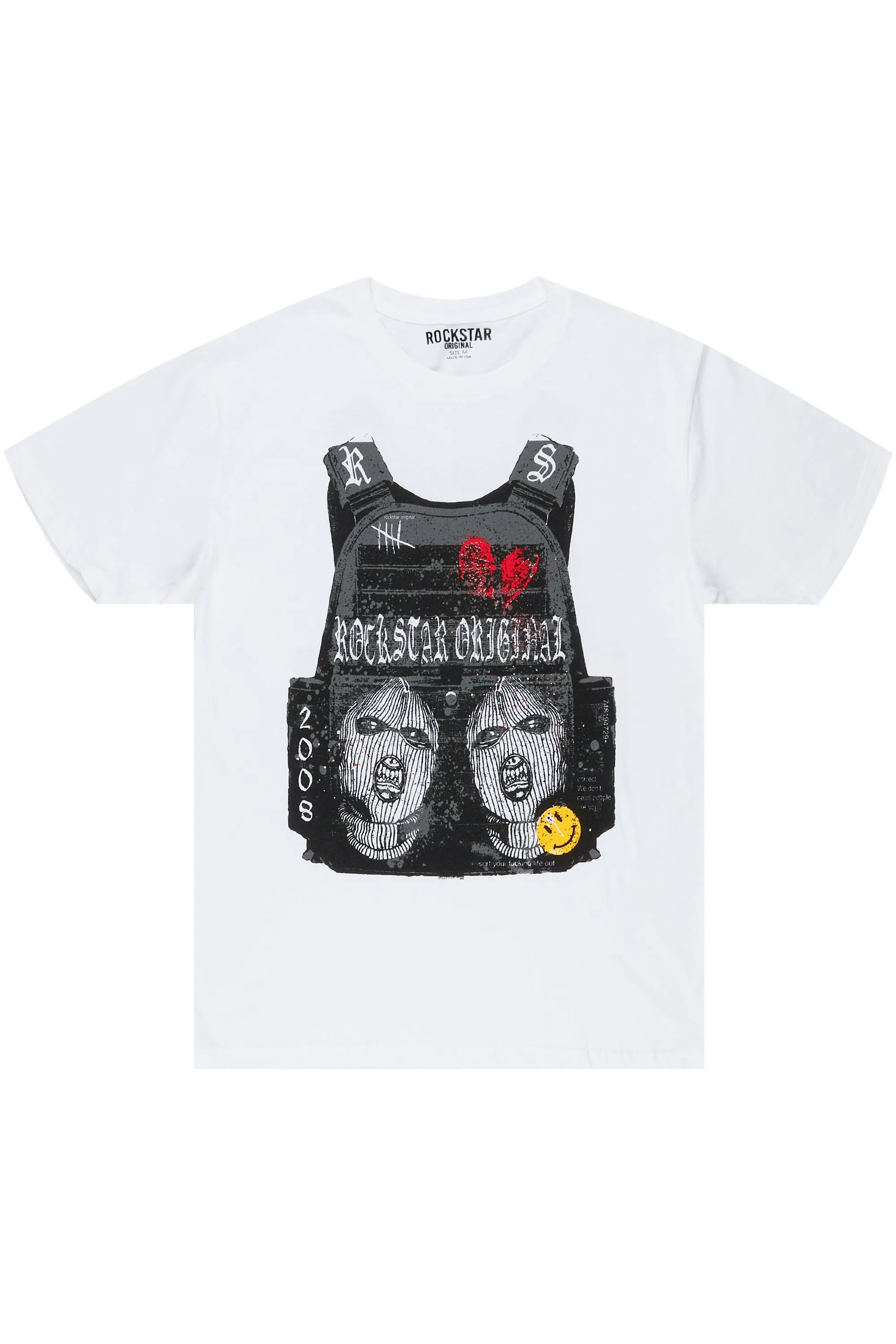 Mobbin White Graphic T-Shirt