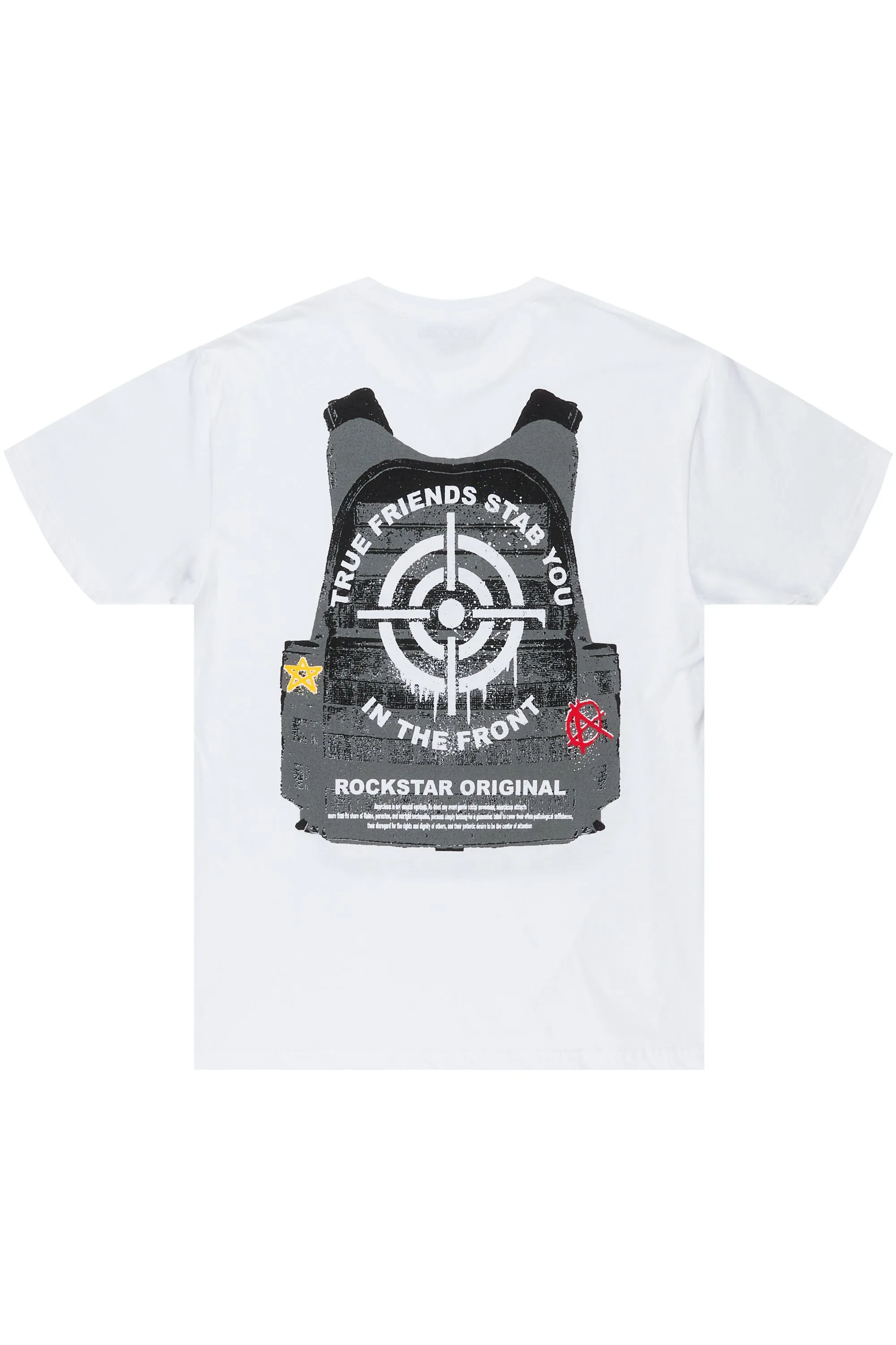 Mobbin White Graphic T-Shirt