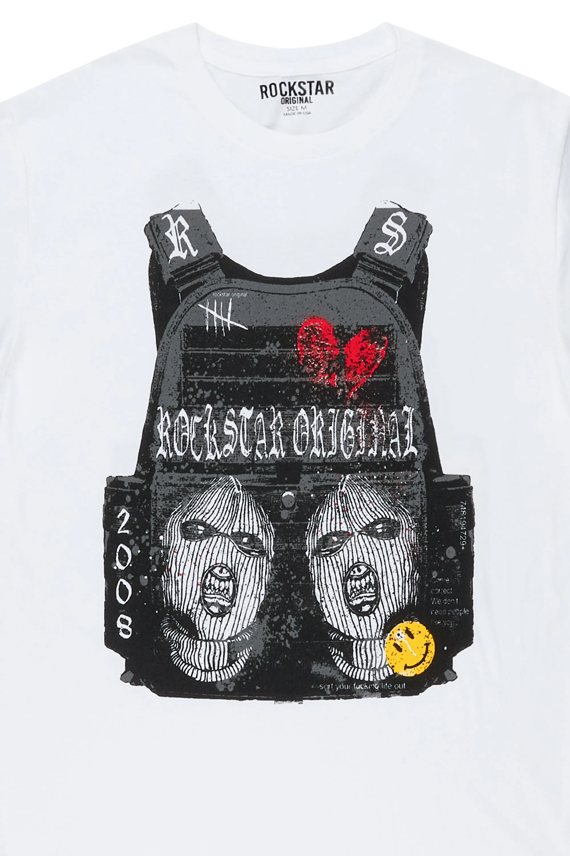 Mobbin White Graphic T-Shirt