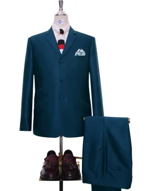 Peacock Blue Tonic Suit