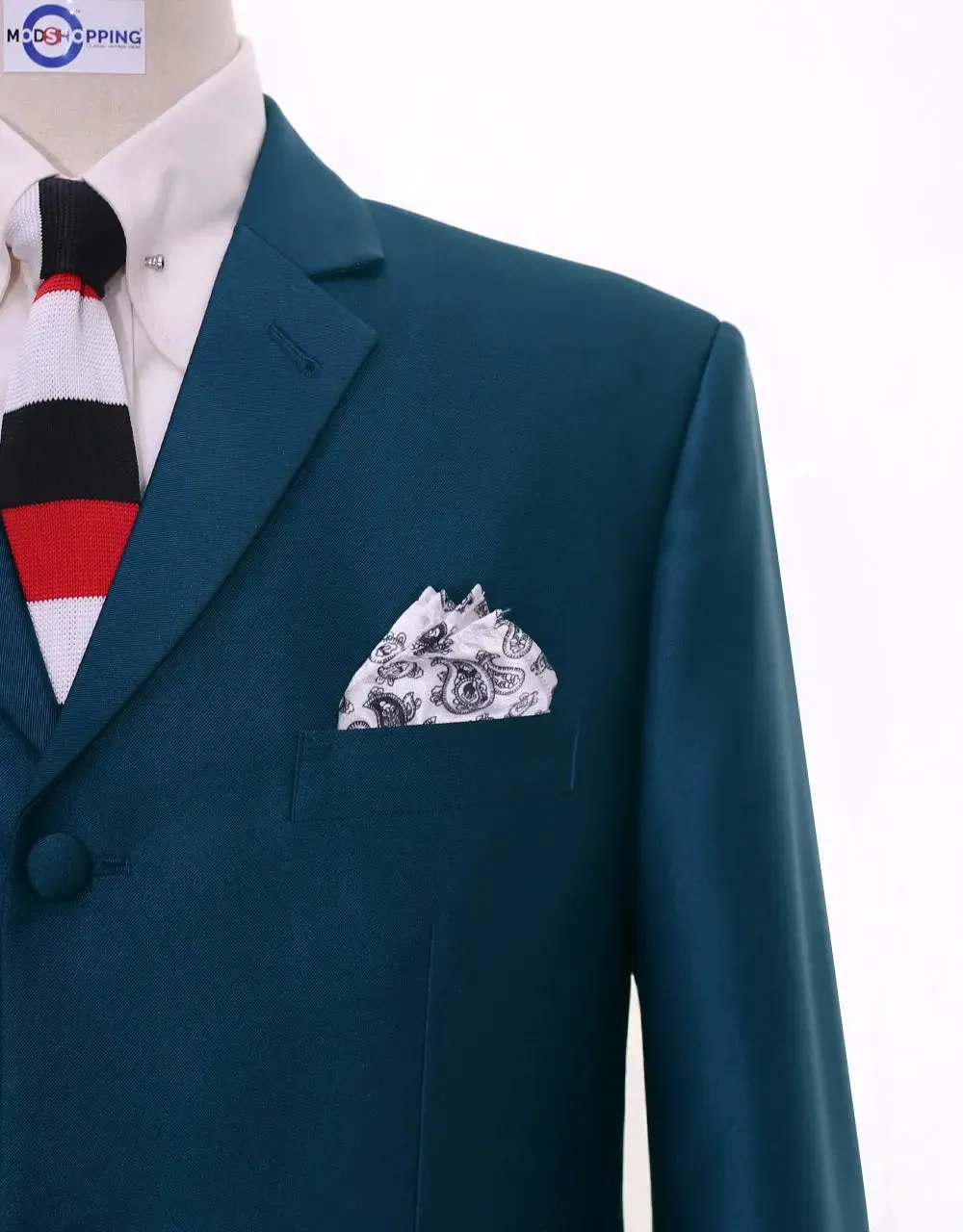 Peacock Blue Tonic Suit