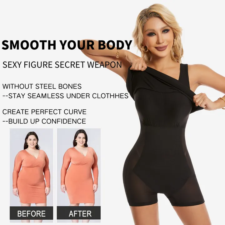 SHAPERLLS Shaper Dress With Built in-فستان مشكل
