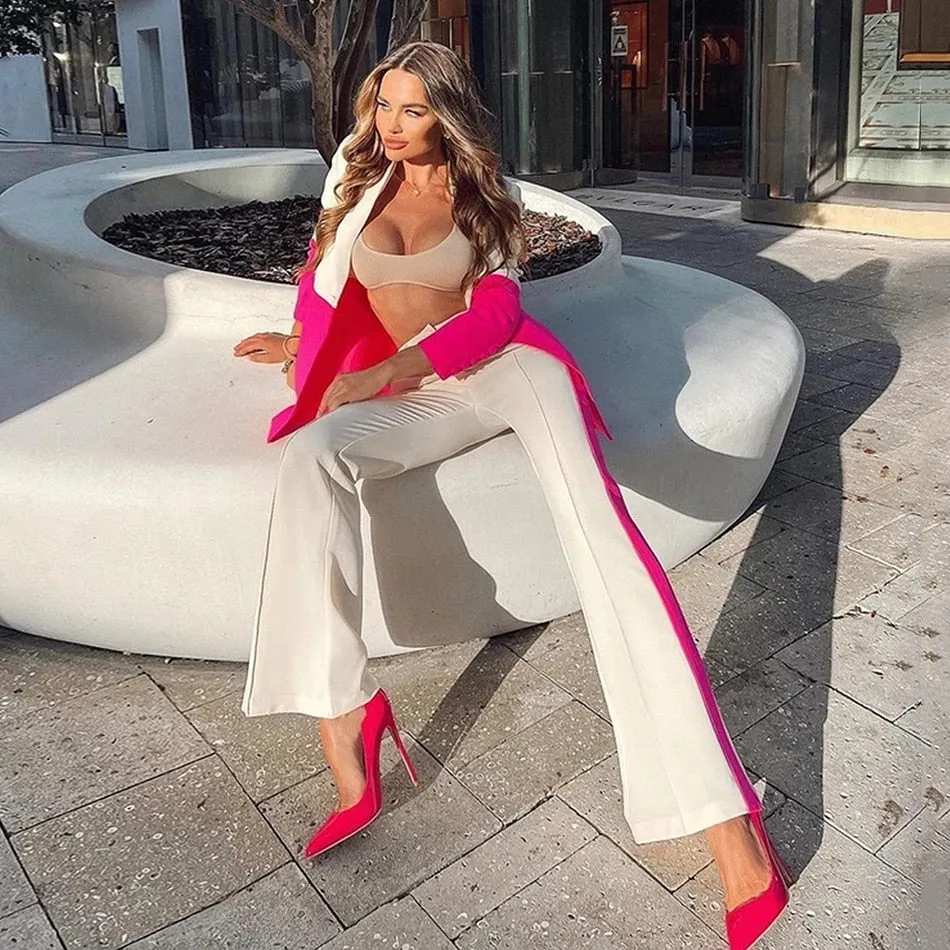Sophisticated Blazer Pants Set