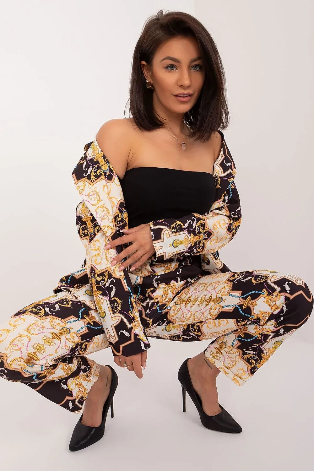 Sophisticated Soiree Jacket & Trouser Duo