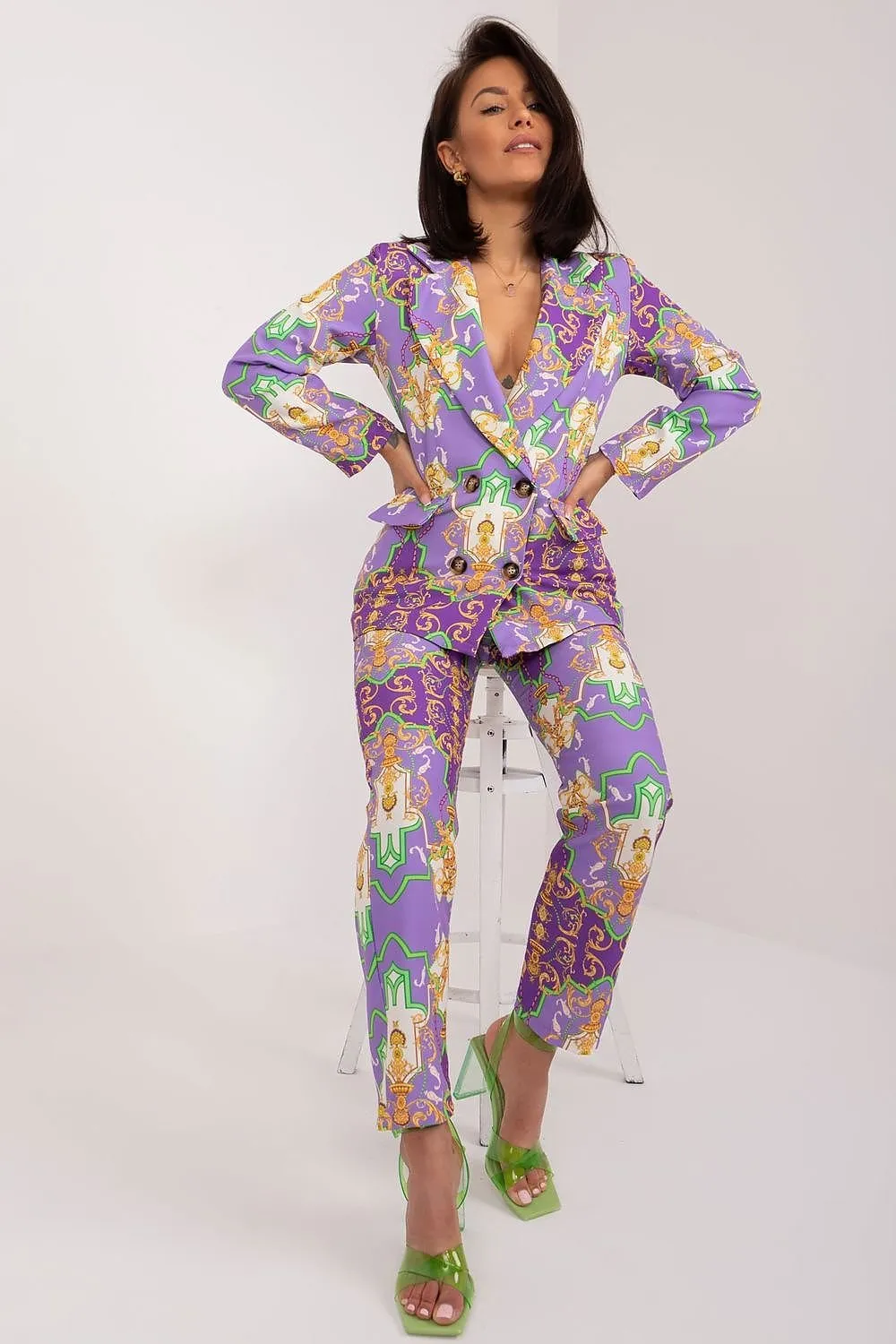 Sophisticated Soiree Jacket & Trouser Duo