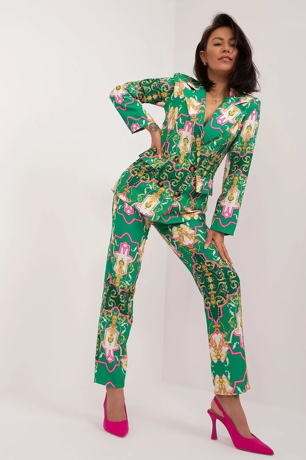 Sophisticated Soiree Jacket & Trouser Duo