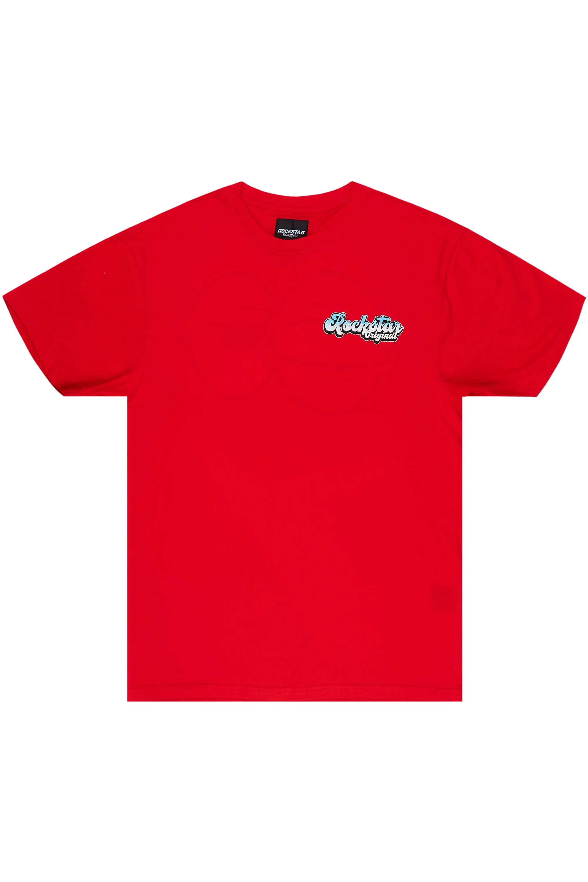 Teanna Red Oversized Tee