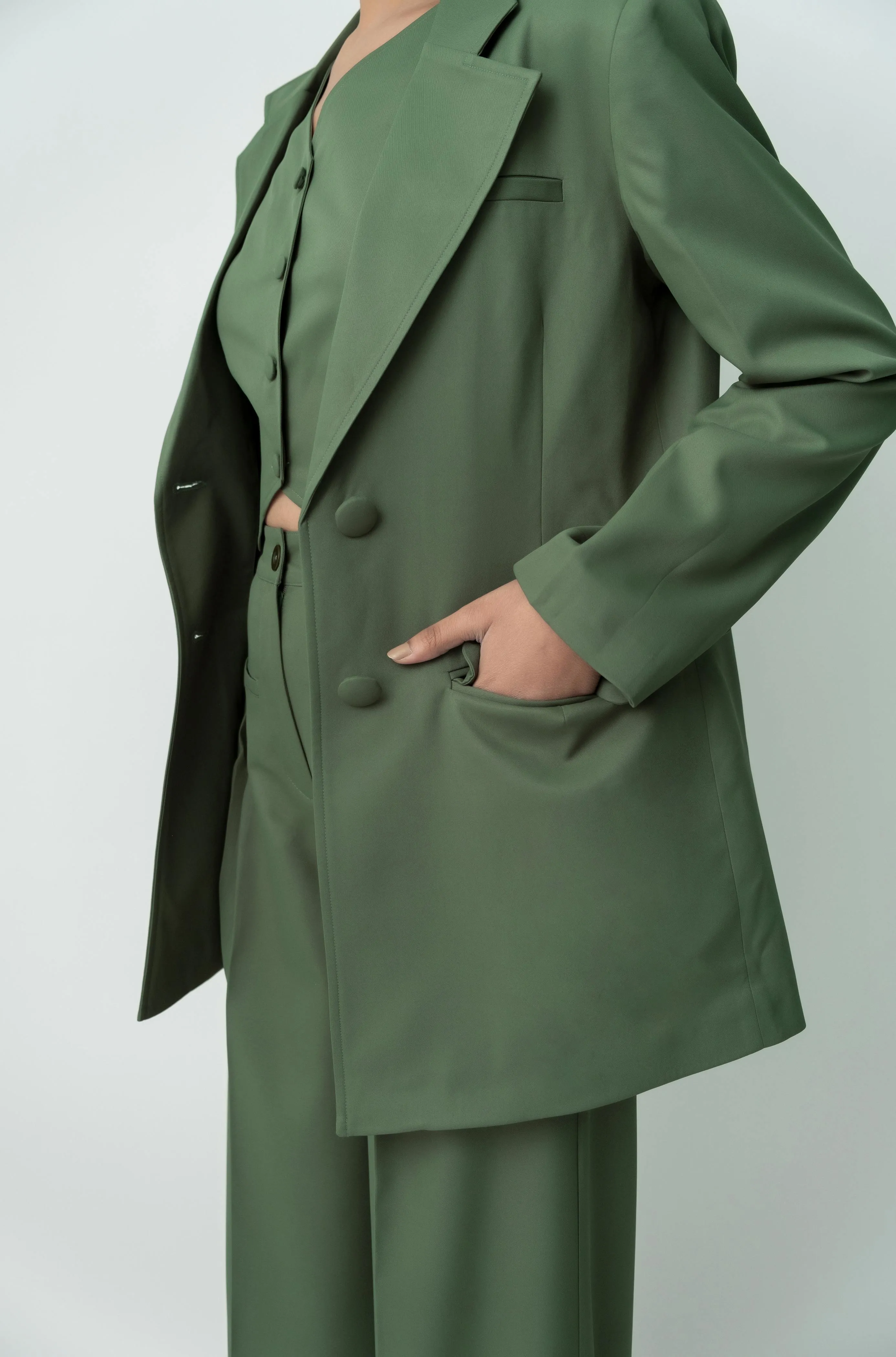 Three-Piece Workwear Suit for Ladies