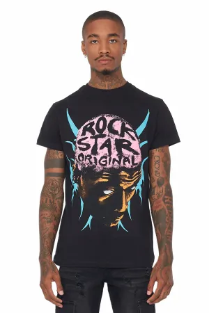 Weave Black Graphic T-Shirt